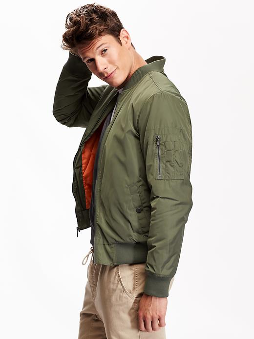 View large product image 2 of 2. Men's Bomber Jacket