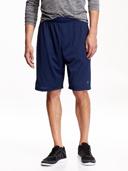 View large product image 1 of 2. Go-Dry Mesh Shorts for Men - 10 inch inseam
