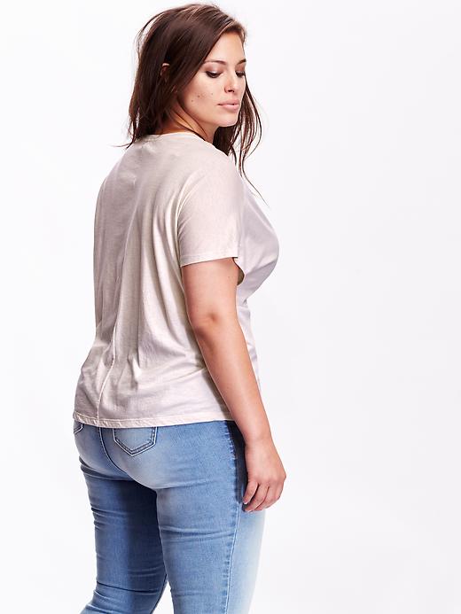View large product image 2 of 2. Graphic Plus-Size Tee
