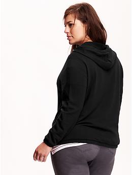 View large product image 2 of 2. Women's Plus Zip-Front Hoodies