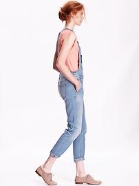 View large product image 3 of 3. Skinny Denim Overalls