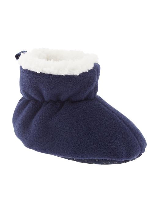 View large product image 1 of 1. Micro Performance Fleece Booties for Baby
