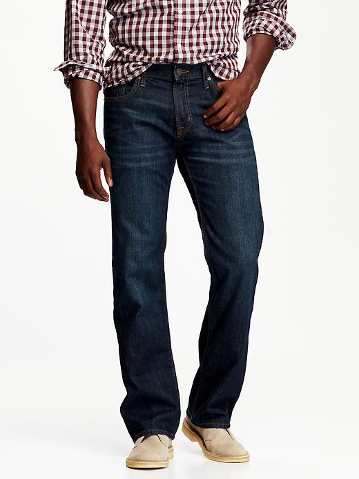 View large product image 1 of 1. Straight-Fit Jeans for Men