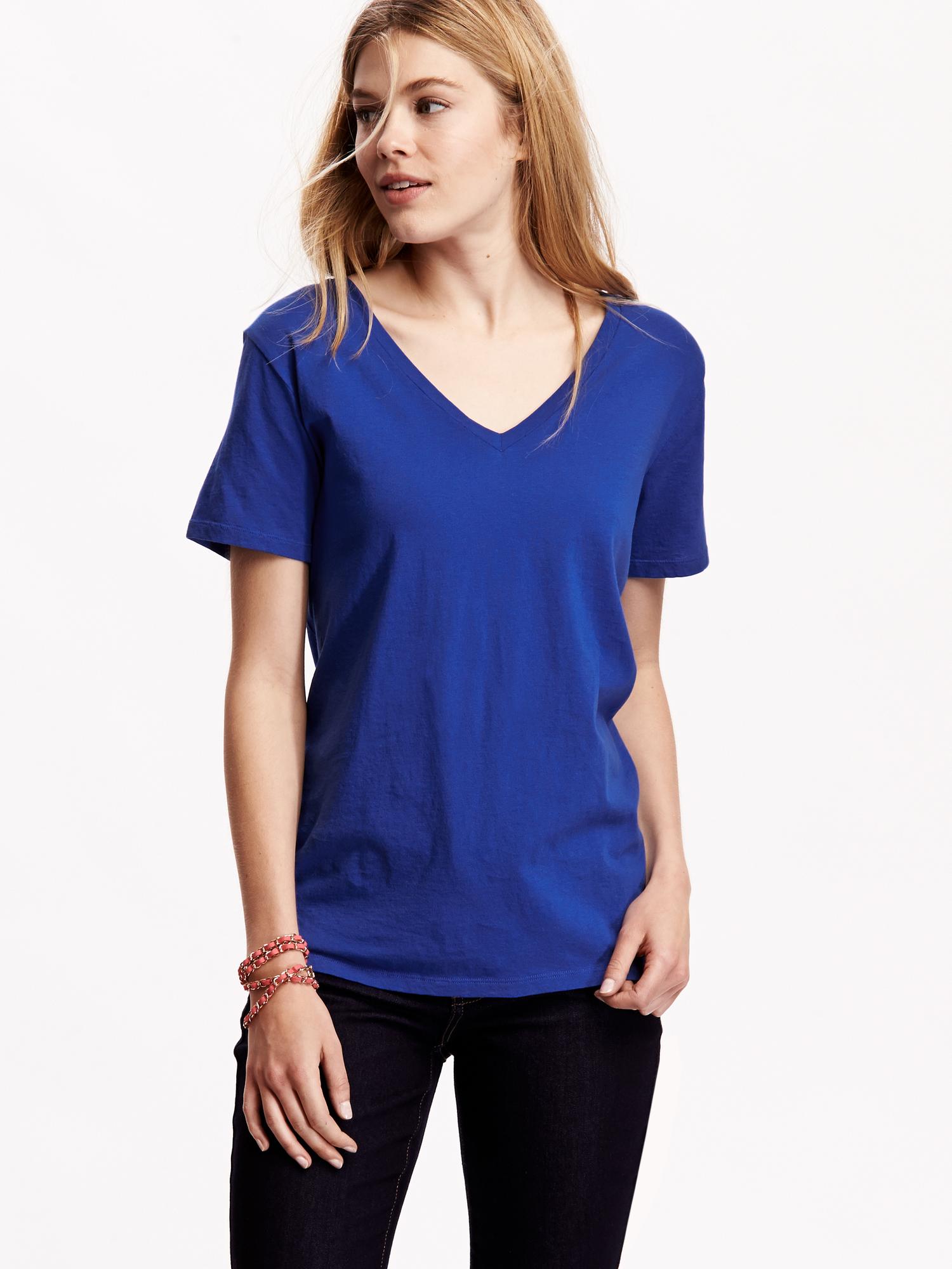 Old navy relaxed hot sale v neck tee