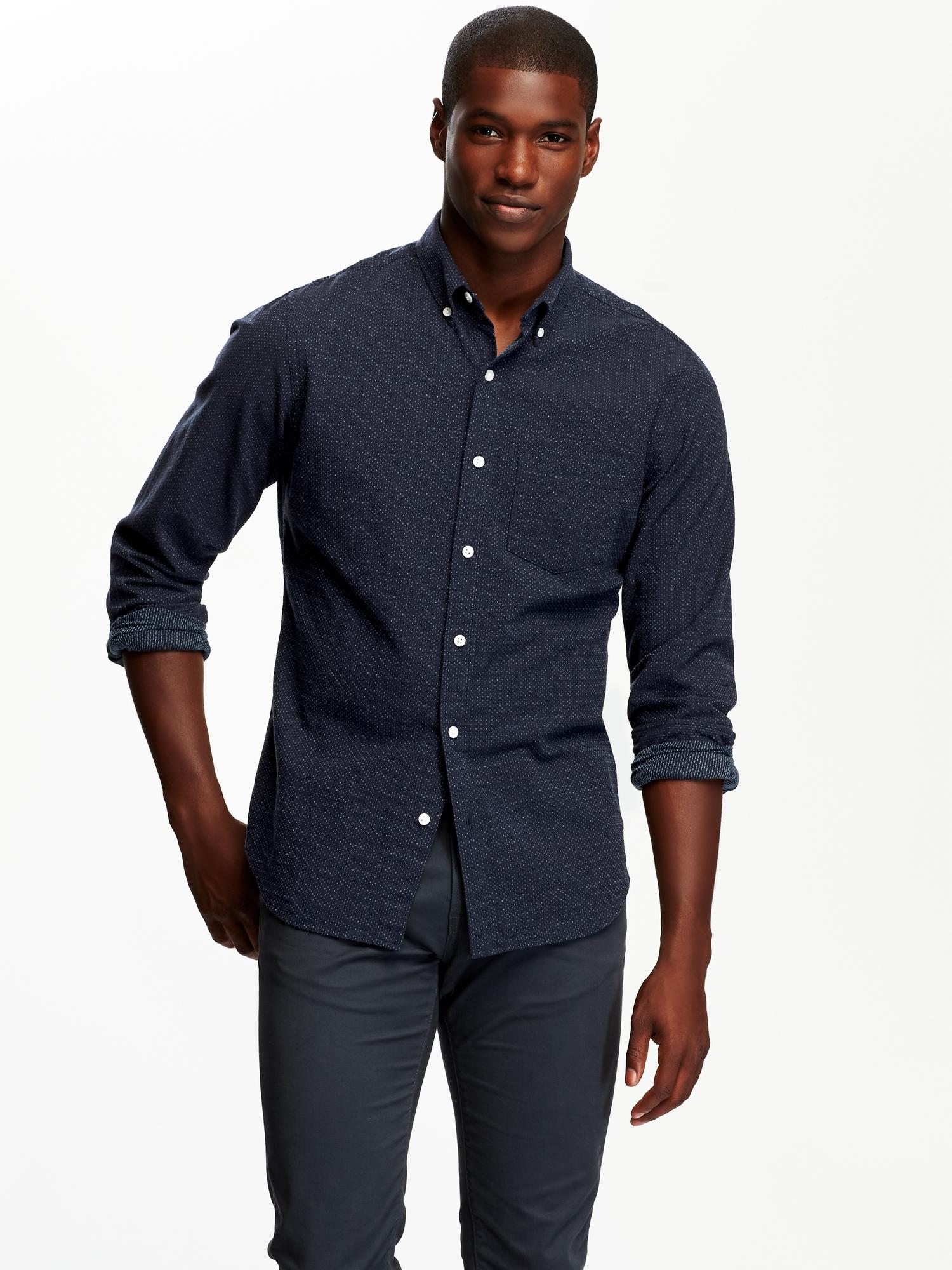 Men's SlimFit Printed Shirt Old Navy