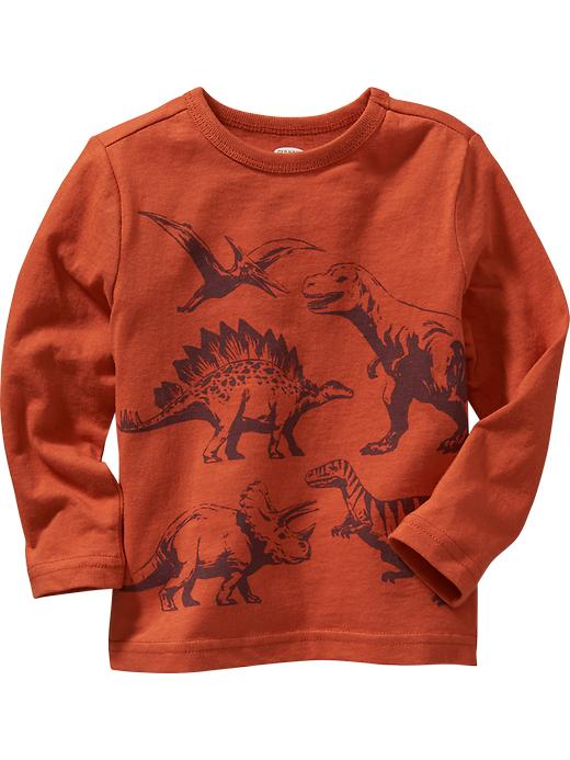View large product image 1 of 1. Long-sleeve "Dinos" Tee for Baby