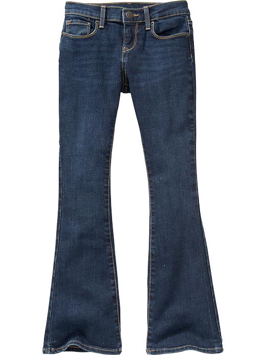 View large product image 1 of 2. Girls Flare Jeans