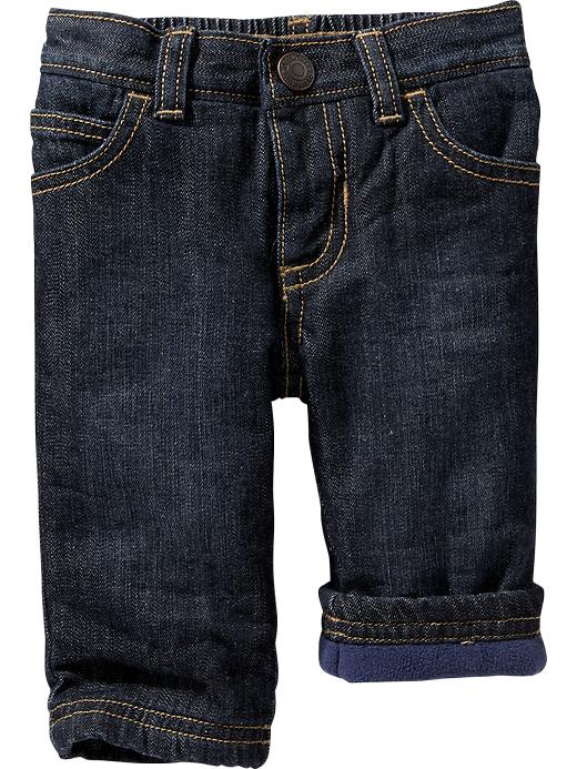 View large product image 1 of 2. Performance Fleece-Lined Jeans for Baby