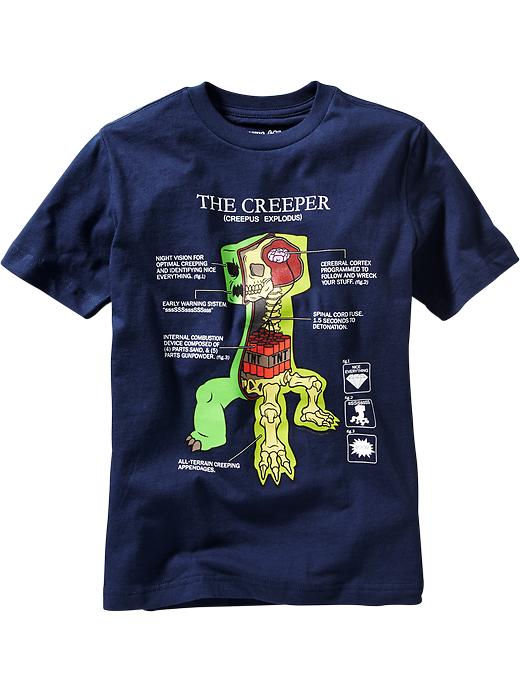 View large product image 1 of 1. Graphic Minecraft&#153 "Creeper" Tee