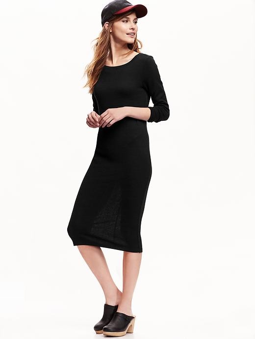 View large product image 1 of 1. Midi Sweater Dress