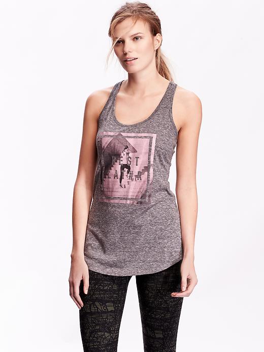 View large product image 1 of 2. Go-Dry Graphic Tank for Women