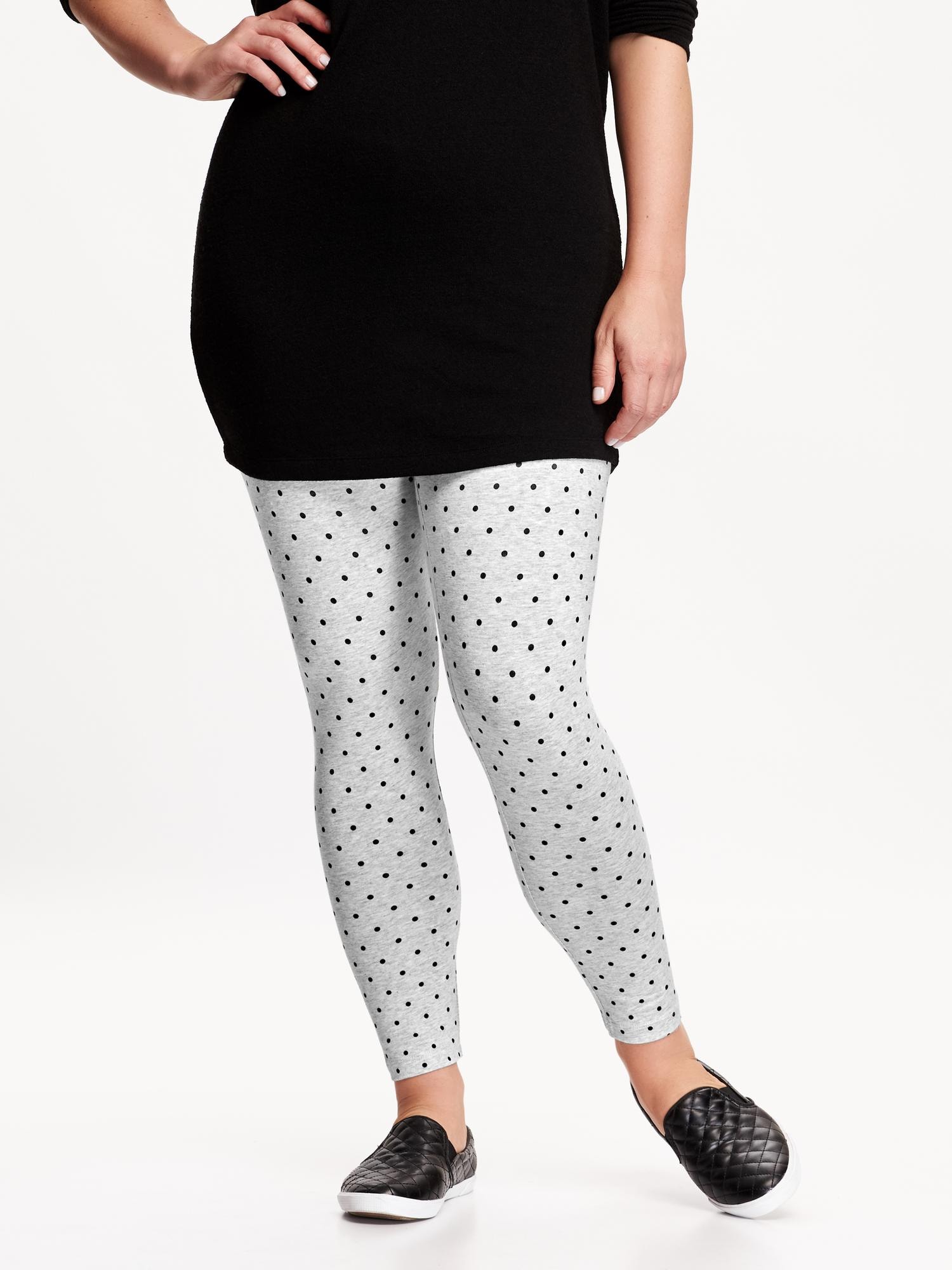 Patterned Plus-Size Leggings