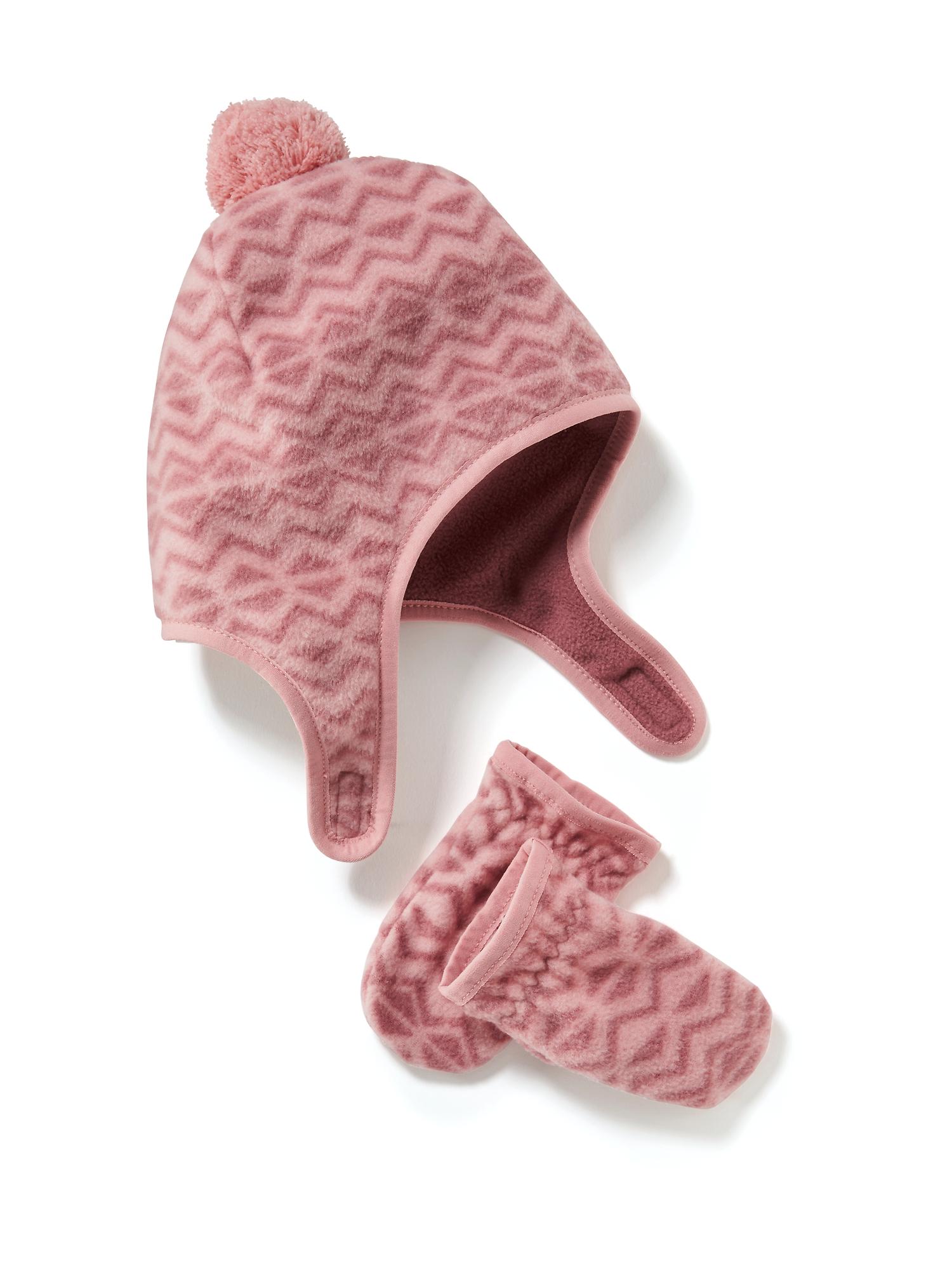 Performance Fleece Hat & Mitten Set For Toddler Old Navy