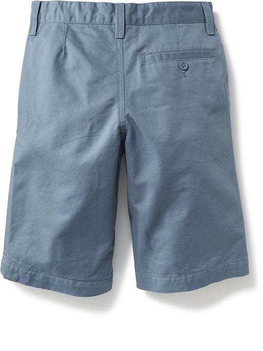 View large product image 2 of 2. Boys Flat-Front Shorts