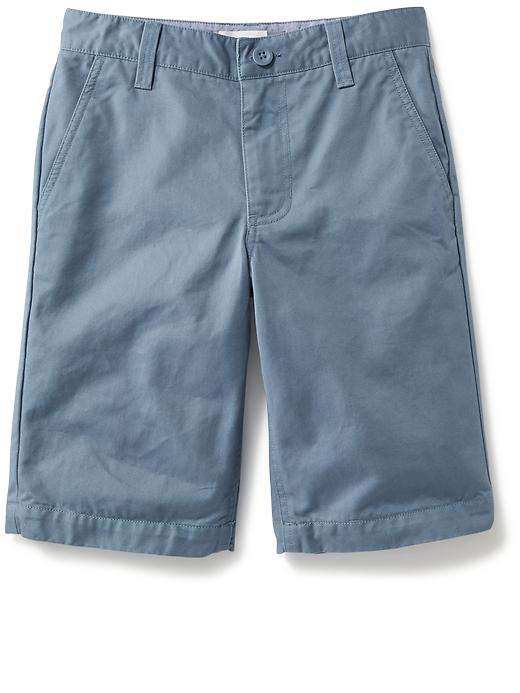 View large product image 1 of 2. Boys Flat-Front Shorts