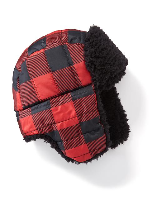 View large product image 1 of 1. Boys Quilted Trapper Hat