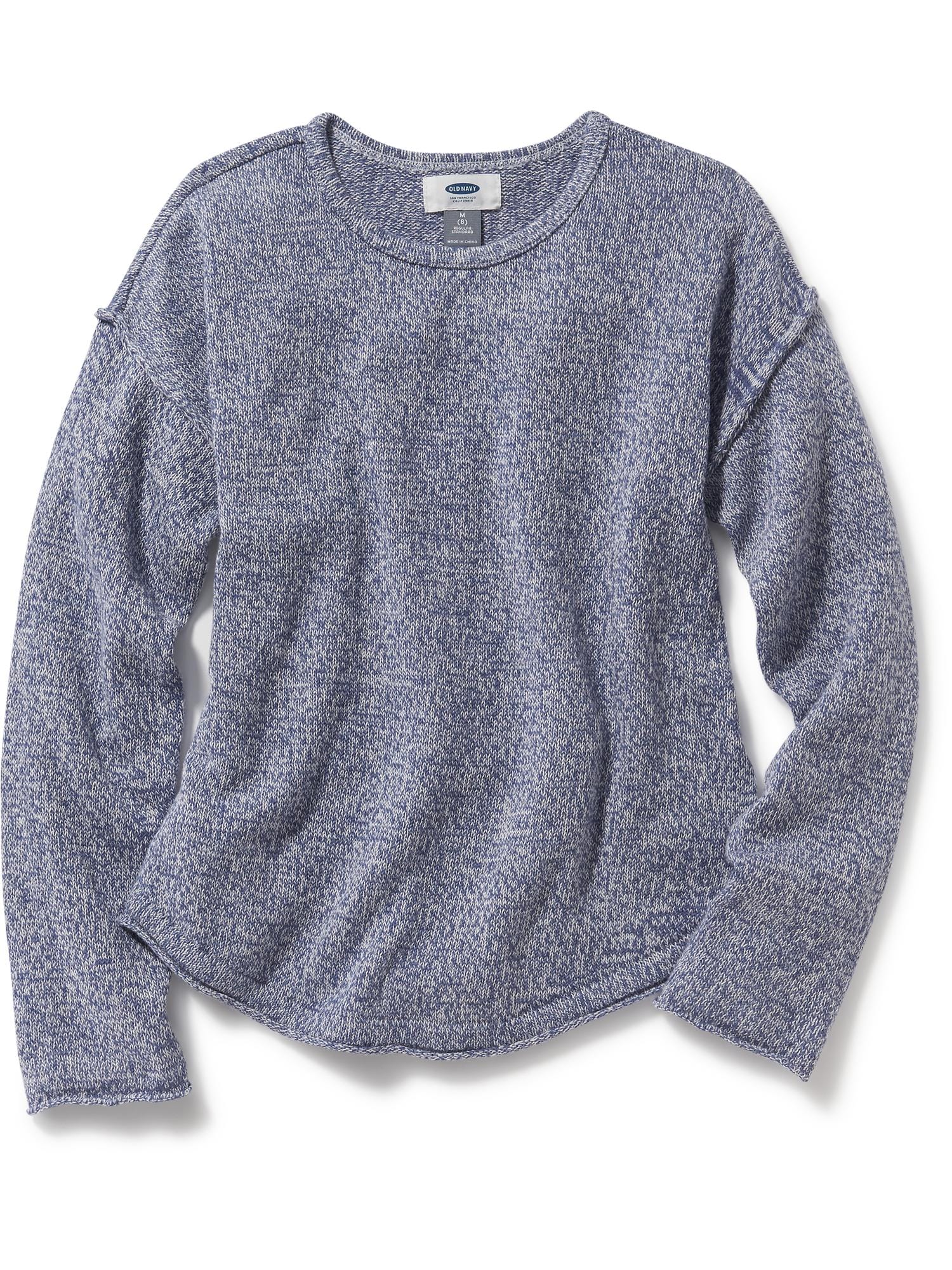 Girls Drop Shoulder Sweater