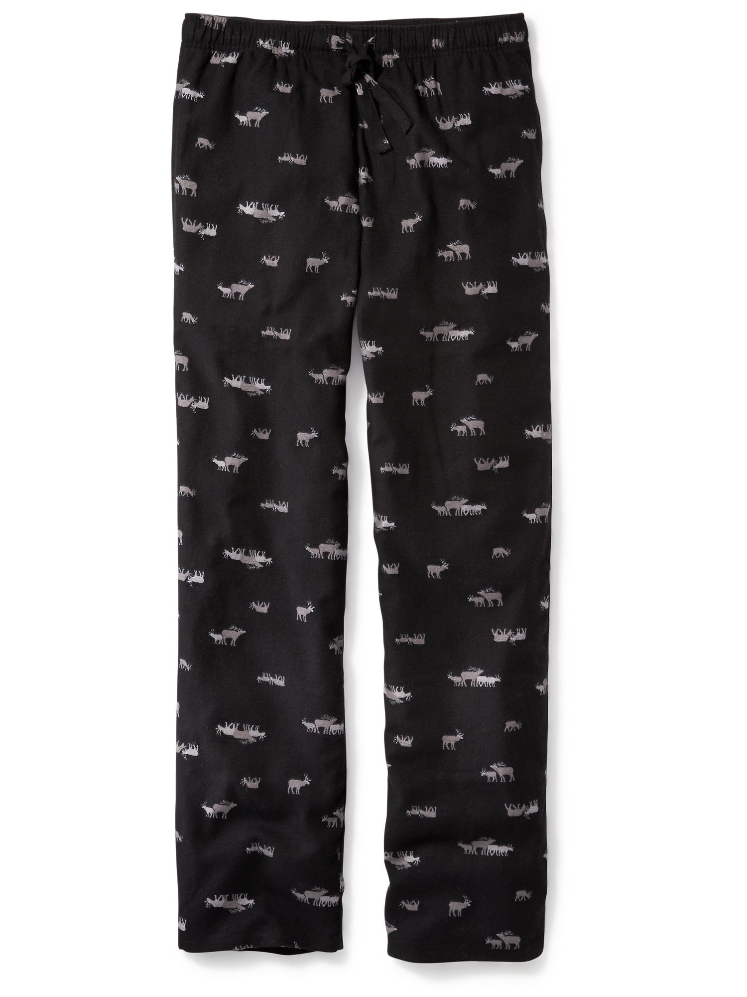 Printed Flannel PJ Pants Old Navy