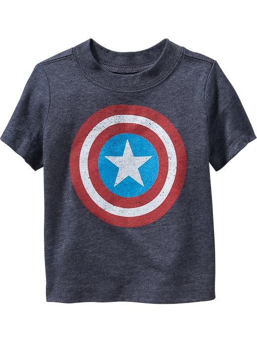 View large product image 1 of 1. Marvel&#153 Captain America Graphic Tee for Toddler