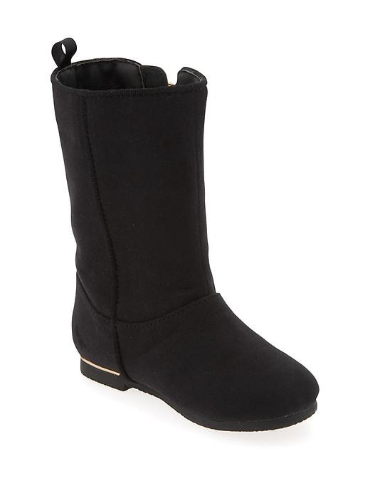 View large product image 1 of 5. Sueded Knee-High Boots