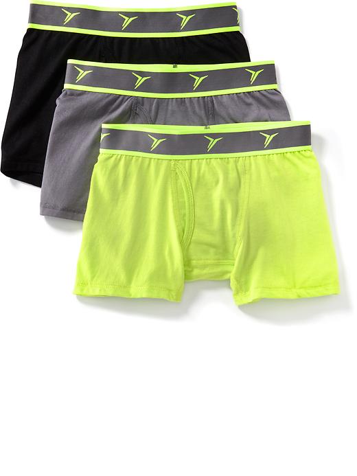 View large product image 1 of 1. Go-Dry Boxer Briefs  3-Pack for Boys