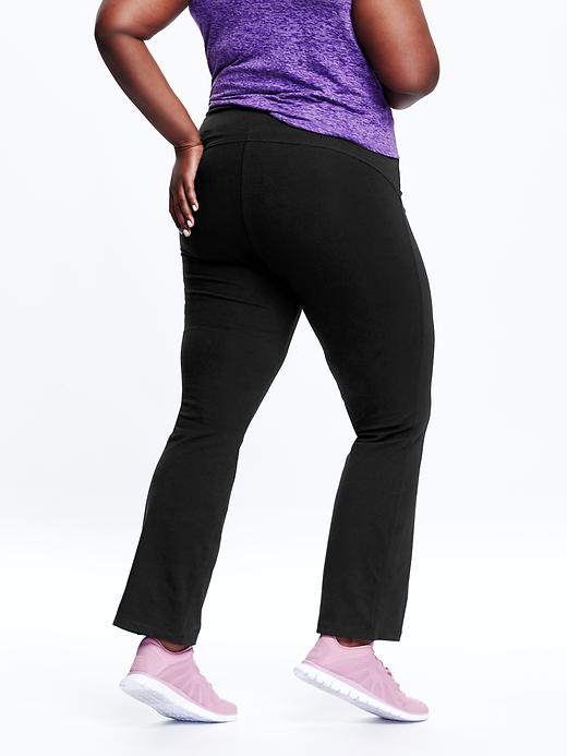 View large product image 2 of 2. Women's Plus Boot-Cut Yoga Pants