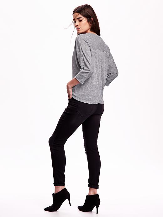 Image number 2 showing, Women's Sweater-Knit Cocoon Top