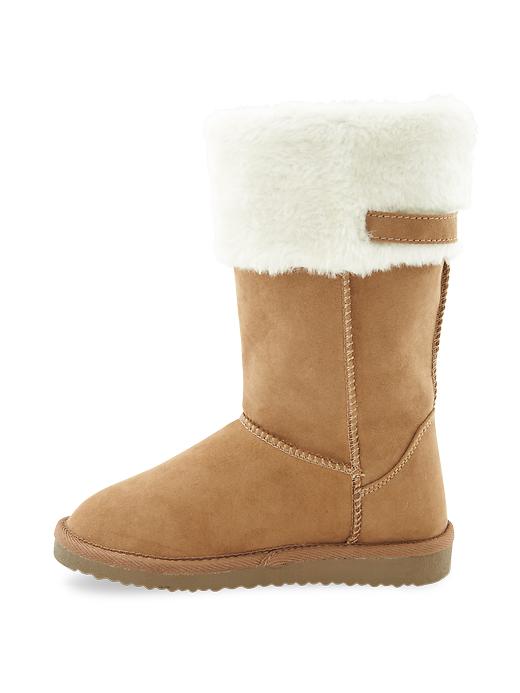 View large product image 2 of 5. Furry Sueded Boots for Girls