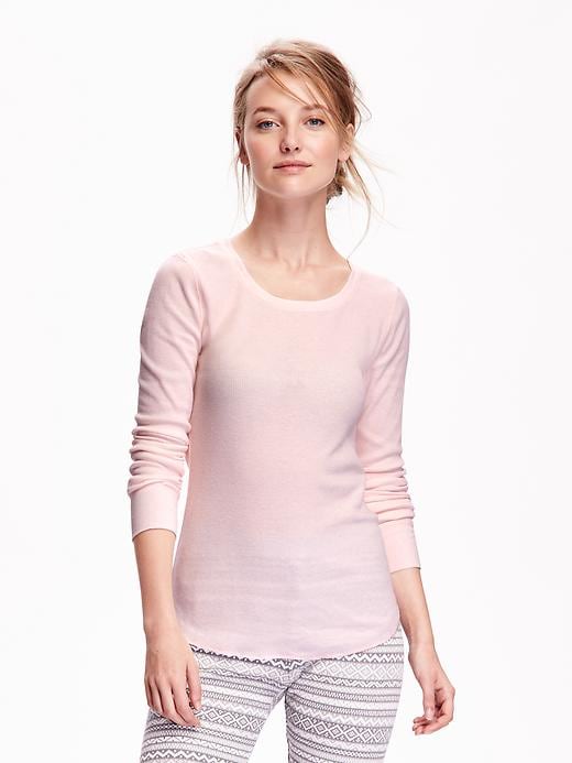 Thermal Crew-Neck Tee for Women | Old Navy