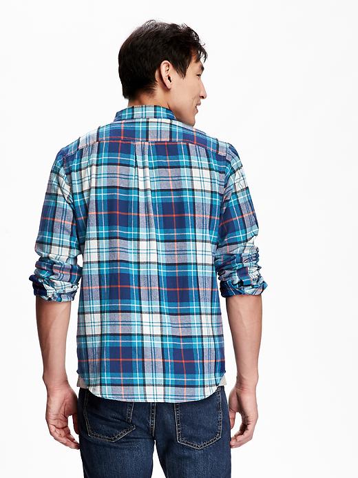 Image number 2 showing, Men's Slim-Fit Plaid Flannel Shirt