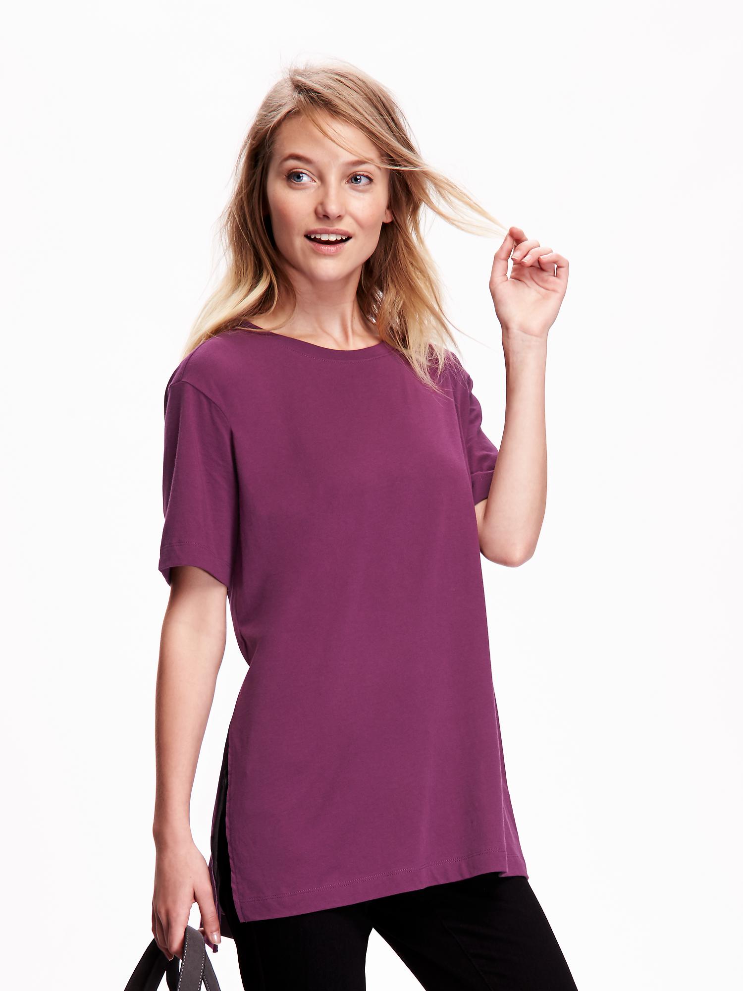 Short-Sleeve Tunic Tee