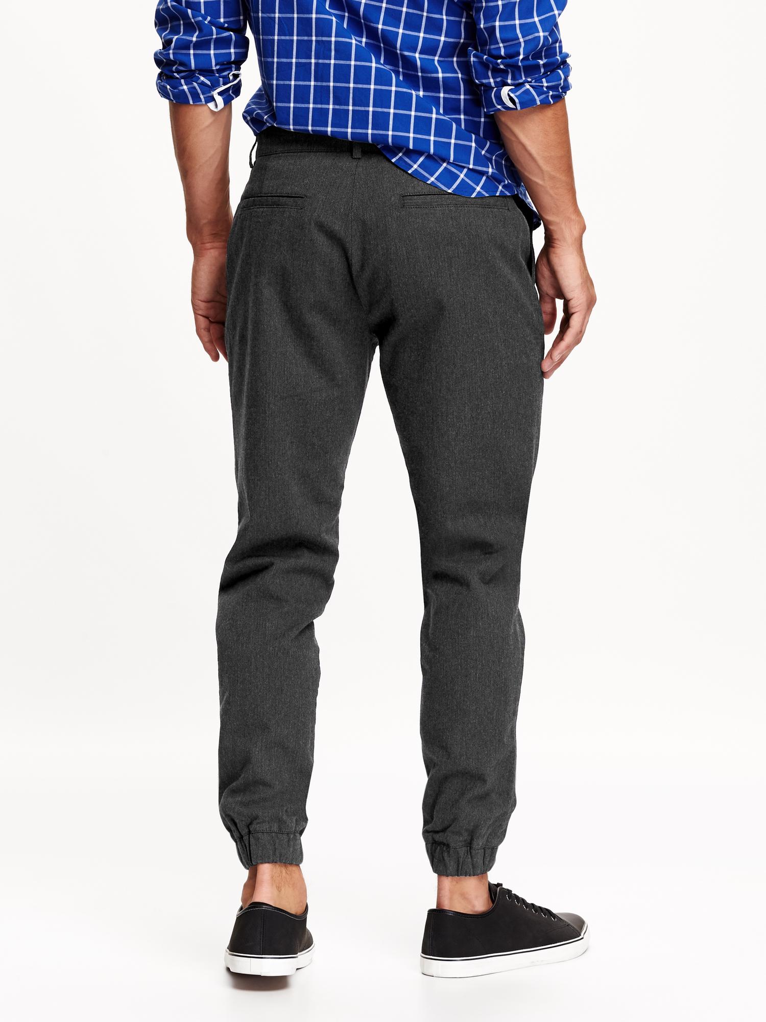 Men's Herringbone Joggers Old Navy