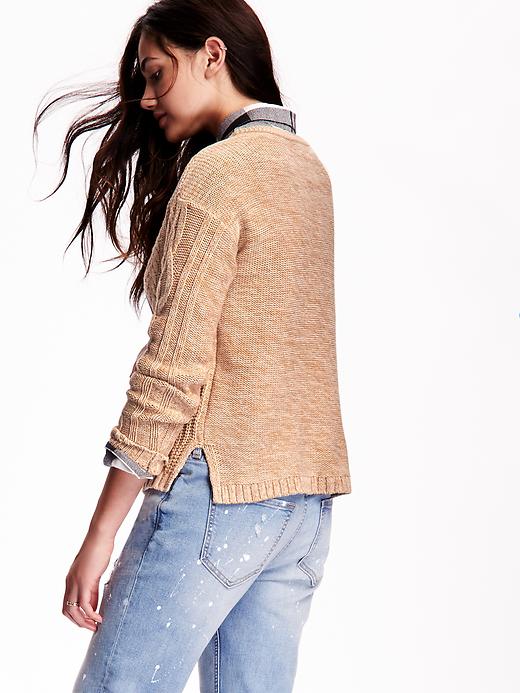 Image number 2 showing, Women's Cable-Knit Sweater