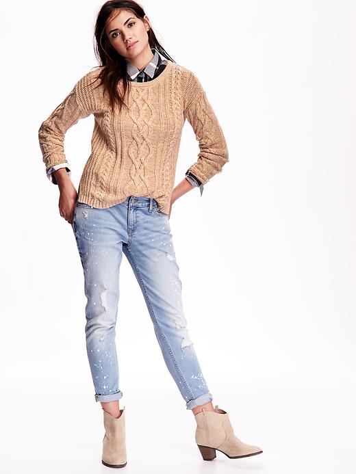 Image number 3 showing, Women's Cable-Knit Sweater