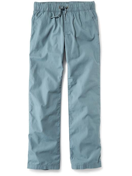 View large product image 1 of 1. Pull-On Canvas Pants