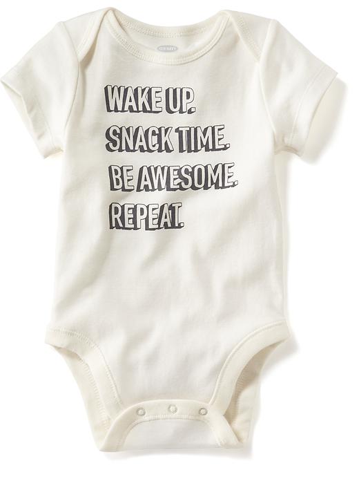 View large product image 1 of 1. Graphic Print Bodysuit for Baby