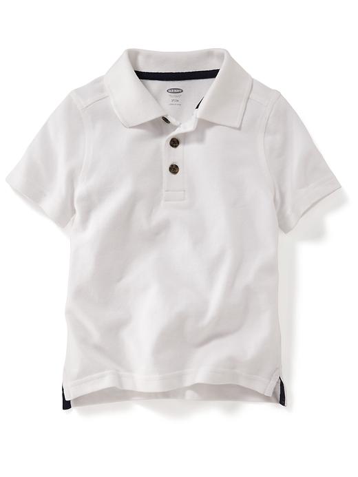View large product image 1 of 1. Short-Sleeve Pique Polo for Toddler