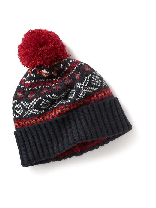 Patterned Pom Beanie | Old Navy