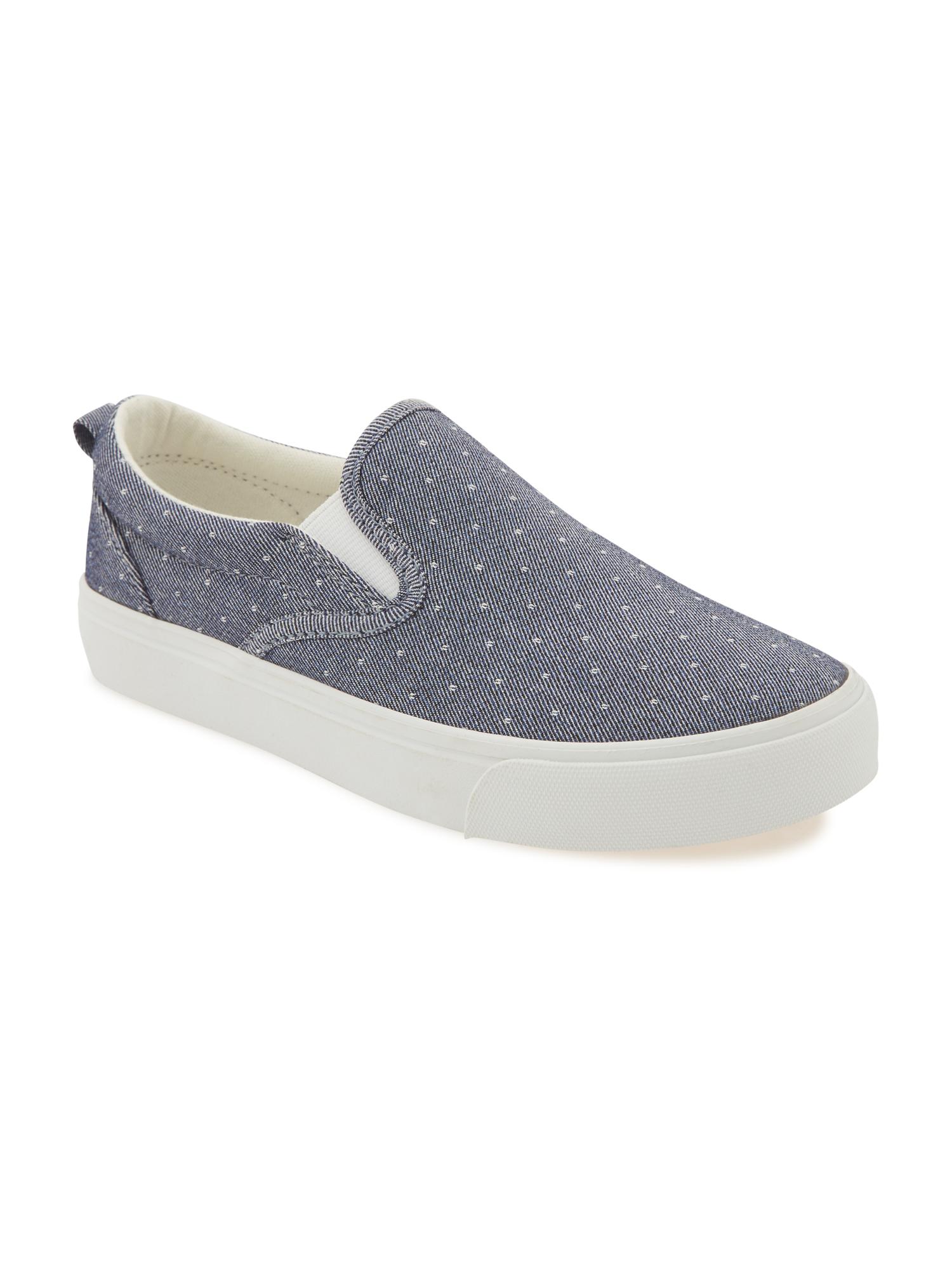 Chambray Slip-On Sneakers for Girls | Old Navy
