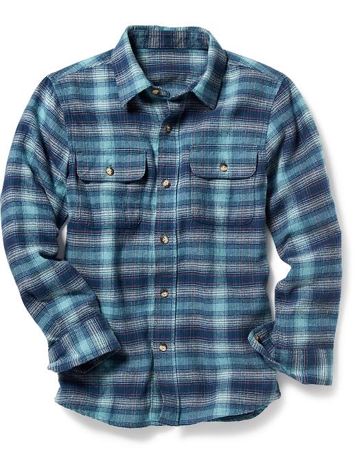 View large product image 1 of 1. Long-Sleeve Flannel Shirt.
