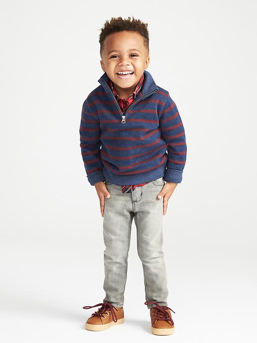 Striped Half-Zip Pullover for Toddler | Old Navy