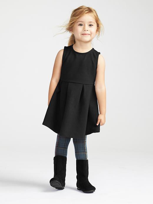 View large product image 1 of 2. Ponte Fit & Flare  Dress for Baby