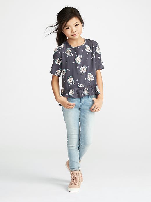 View large product image 1 of 2. Ruffle-Hem Top for Girls
