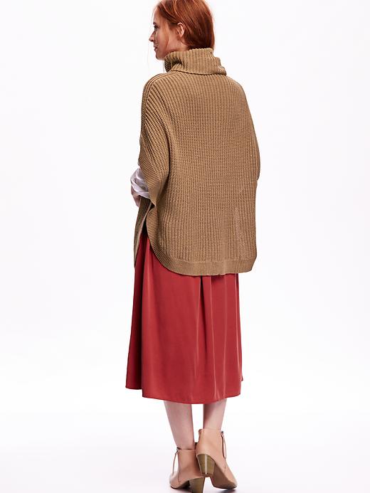 Image number 2 showing, Women's Funnel-Neck Poncho