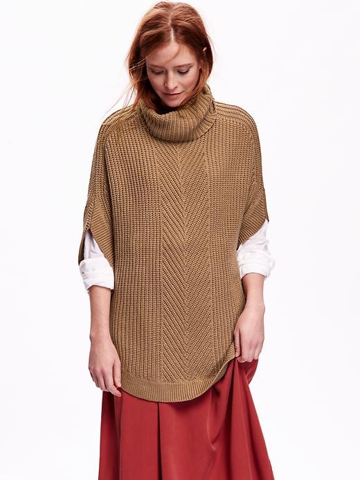 Image number 1 showing, Women's Funnel-Neck Poncho