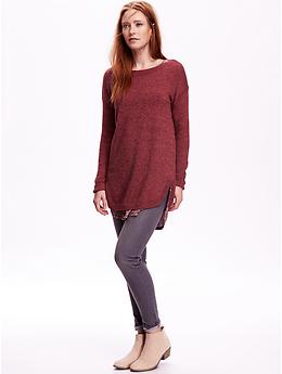 Extreme circle hem tunic sweater sale