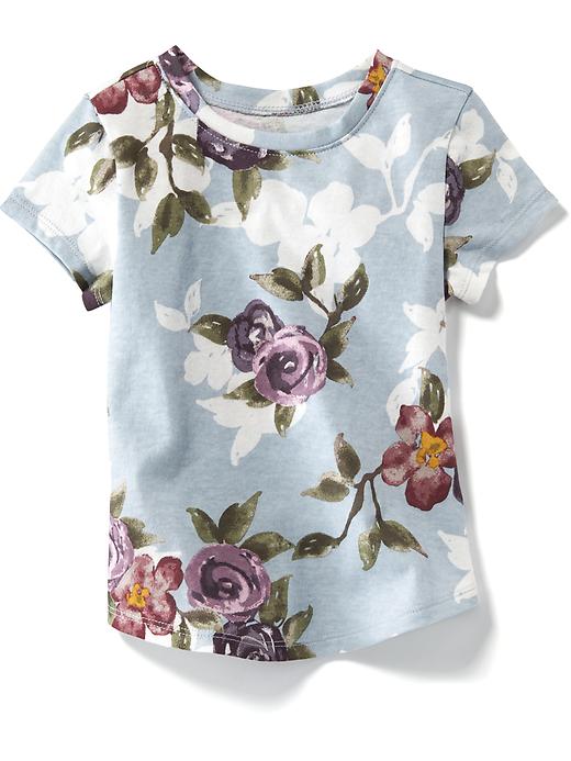 Printed Crew-Neck Tee for Toddler | Old Navy