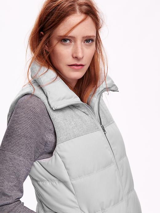 Image number 3 showing, Women's Mixed-Fabric Frost Free Vest