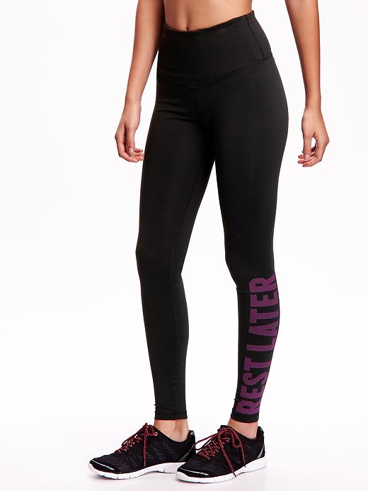 View large product image 1 of 2. High-Rise Compression Leggings
