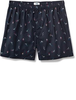 Hollister pattern boxers in black